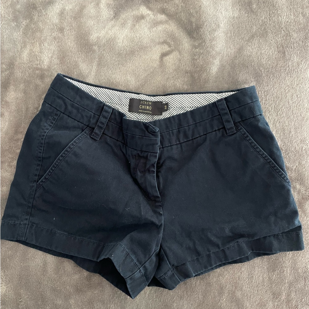 JCREW Navy Chino Shorts
